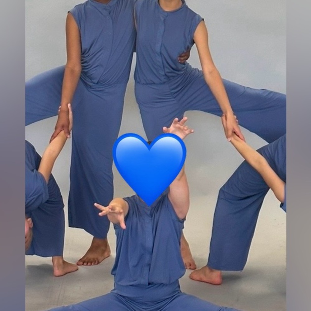 Balera Dance Performance Snap Front Jumpsuit 
Size: MC